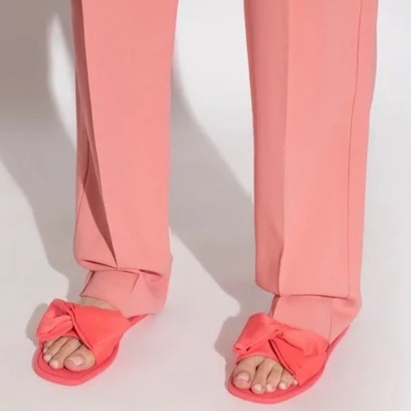 NEW IN BOX! Kate Spade Bikini Neoprene Slide Sandals in Peach Melba - Picture 1 of 13